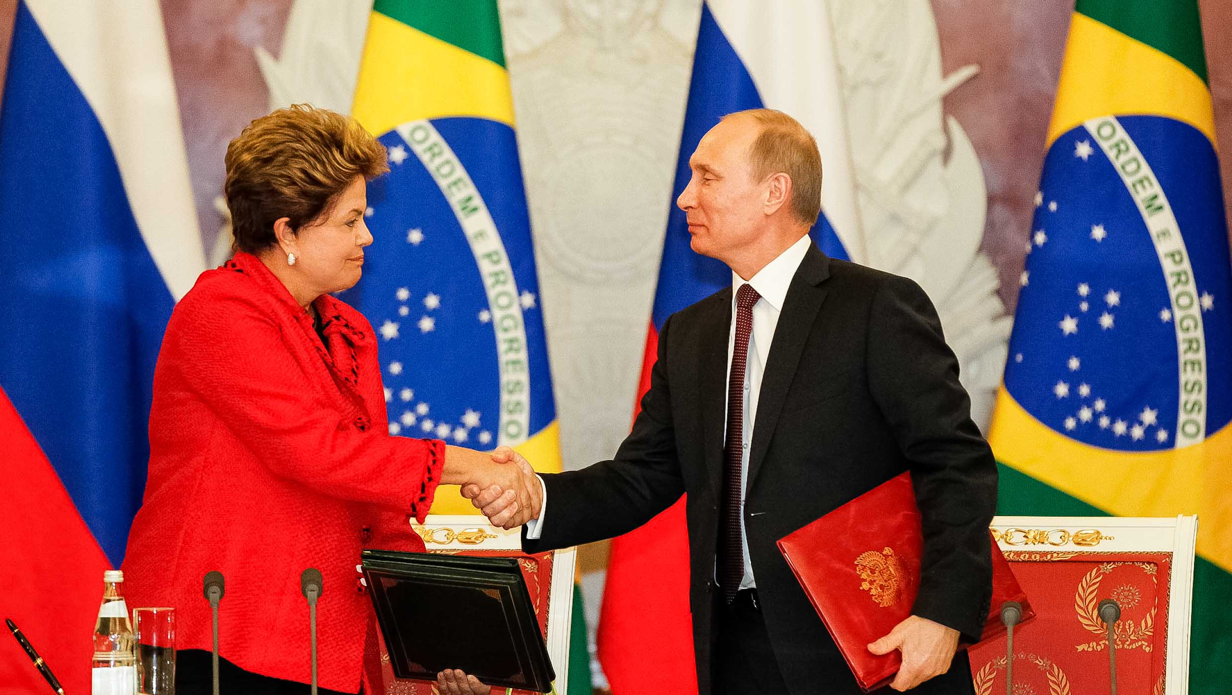 Dilma Rousseff & Vladimir Putin in Moscow