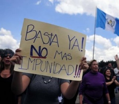 protestors Guatemala