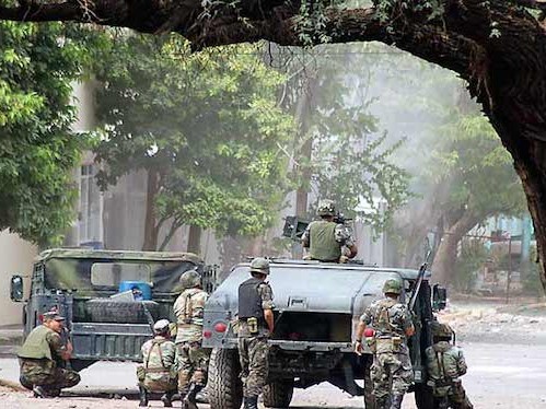 The Mexican military on the front line of the war on drugs in Michoacán, Mexico (2007)