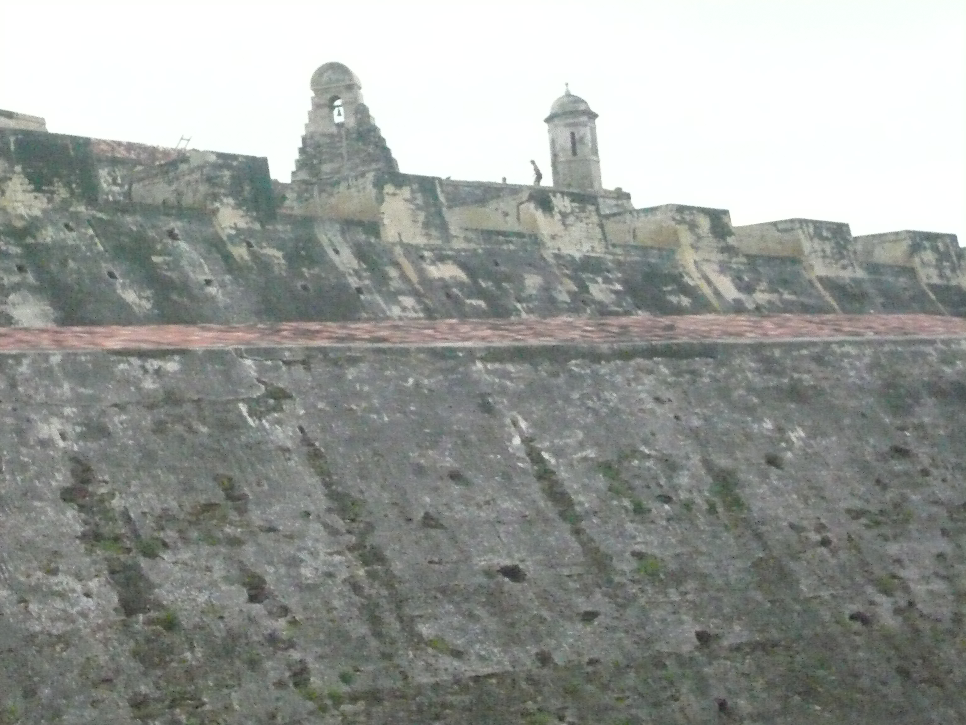 The walls of the San Felipe fort, Cartagena de Indias.
© Daniel Rey, 2014