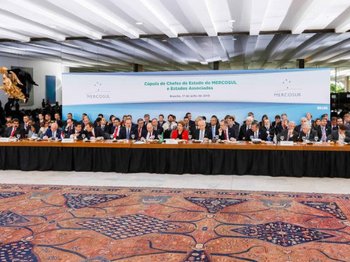 Mercosur leaders at 48th Summit in Brasilia. Flickr Cuenta de Ministerio de Relaciones Exteriores Uruguay