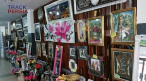 products on sale at the exhibition were mostly manufactured by Iranian companies. Track Persia.