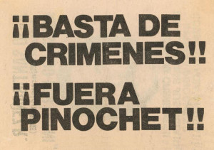 Anti-Pinochet propaganda from the period. Photo (c) Wikimedia