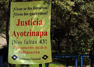 The Ayotzinapa disappearances, still unresolved. Photo, (cc), Wikimedia, Adrián Cerón 