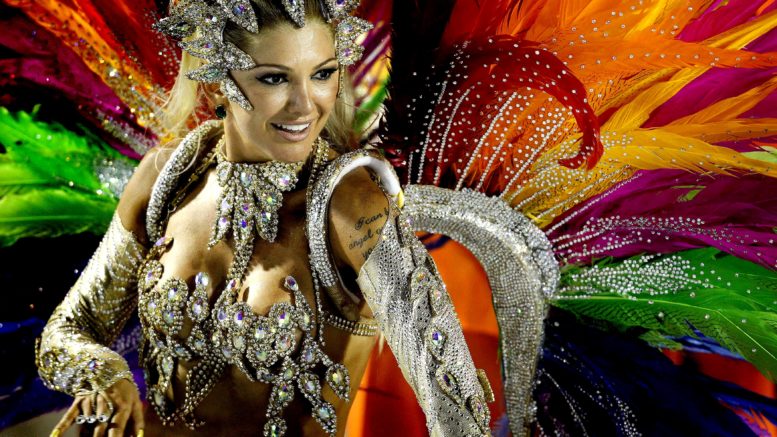 Both carnivals blend the indigenous and colonial legacies together, creating a modern atmosphere of the two countries today. Photo (c) Felipe Dana/Associated Press 2015