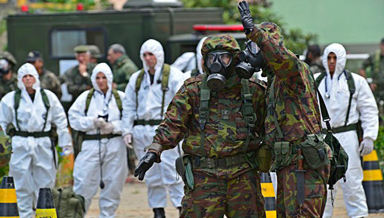 Public and private sectors worldwide strive to keep up with beating - and at times being - the game among CBRNE threats. Brazil is up and coming. Photo (c) Defensa Aerea Naval Brasil 2013