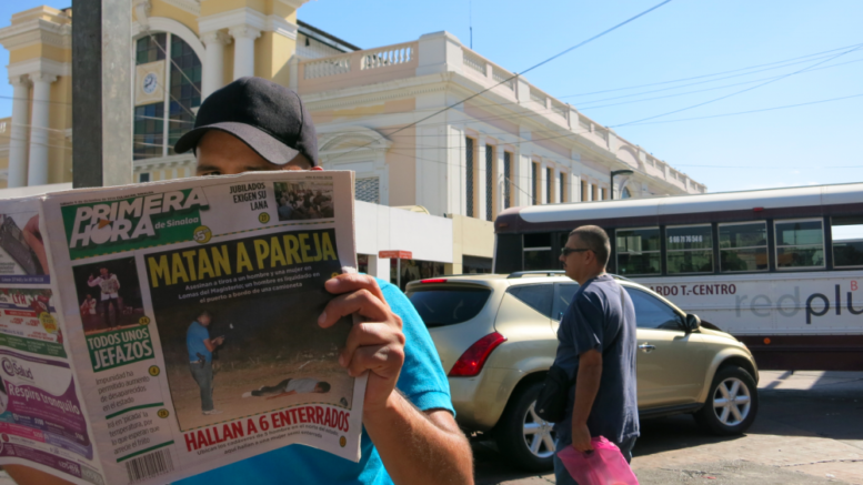 La Nota Roja takes its name from infamous 19th century executions ratified with a red stamp. The symbol remains synonymous with violence and danger. Consumption of Nota Roja perplexes yet fascinates many.
AB / Noria Research ©